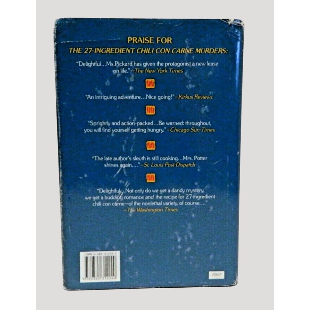The Blue Corn Murders Nancy Pickard 1998 Eugenia Potter Mysteries Recipes HBDJ - Picture 2 of 5